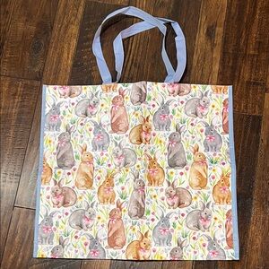 Homegoods Colorful Bunny Tote Bag